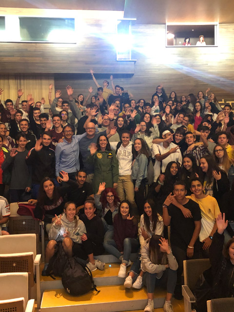 charlas de deportistas evento